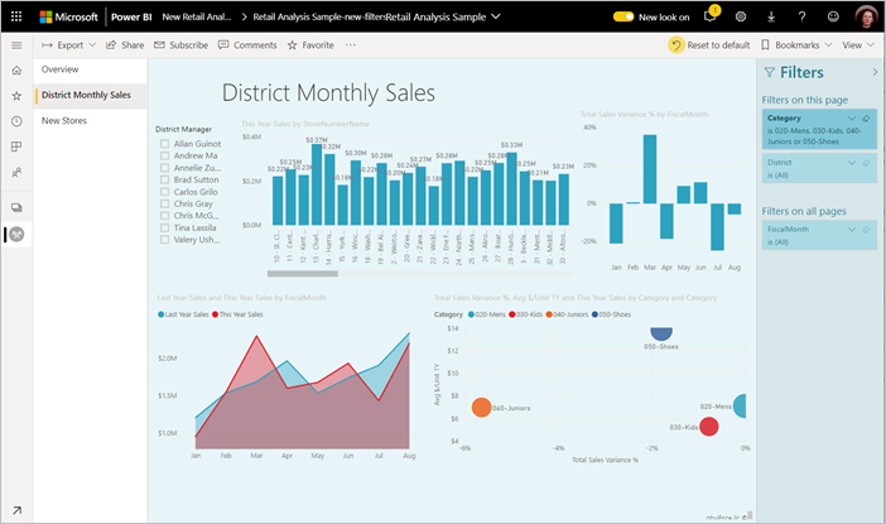 nuevo panel de filtros power bi