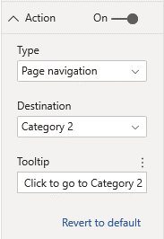 power bi page navigation