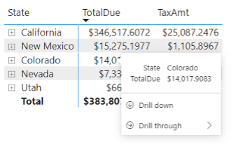 Tooltips power bi