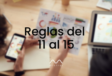 Reglas para crear cuadros de mando (11 – 15)