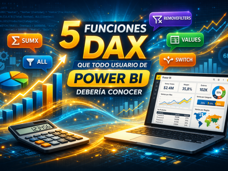 5 funciones DAX que todo usuario de Power BI debería conocer