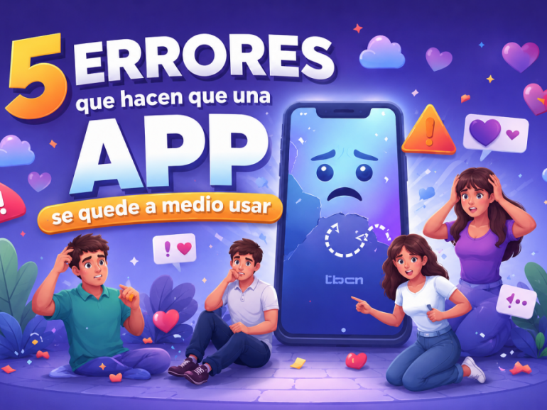 5 errores comunes que hacen que una App se quede a medio usar